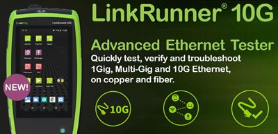 LinkRunner® 10G Key Features