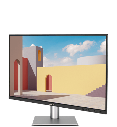 ProArt Display has an ergonomically-designed stand providing swivel adjustment