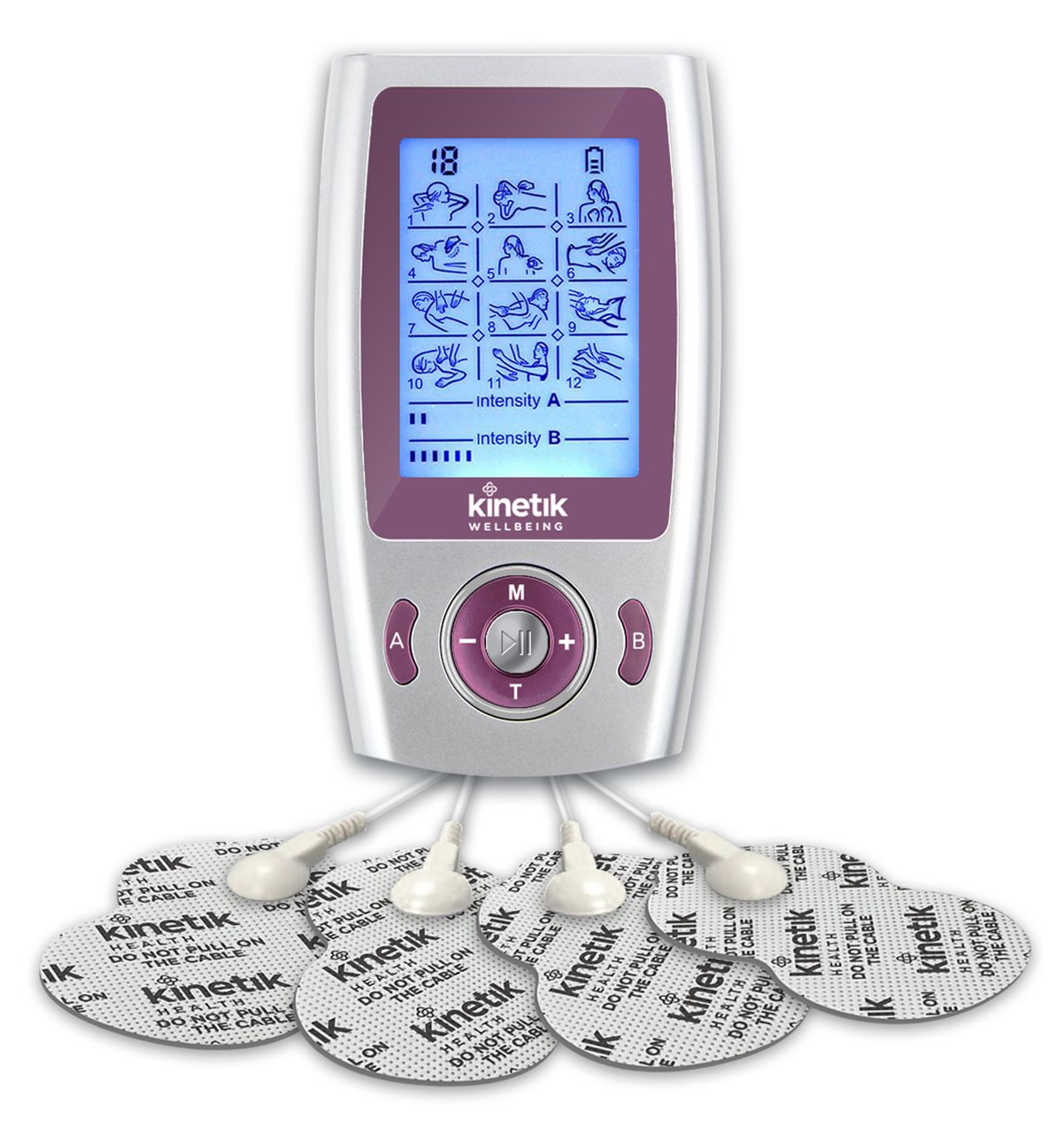Buy Kinetik Wellbeing Dual Channel TENS Machine - TD3, Digital pain relief