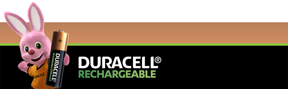 Duracell - Pile Rechargeable - AA x 4 - 2500 mAh (LR6) : :  High-Tech