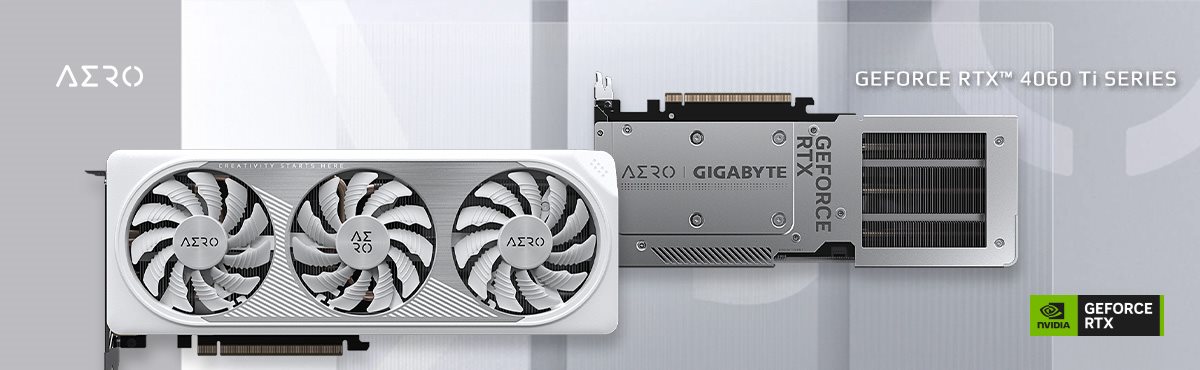 Gigabyte GeForce RTX 4060 Ti AERO OC 16GB GV-N406TAERO OC-16GD