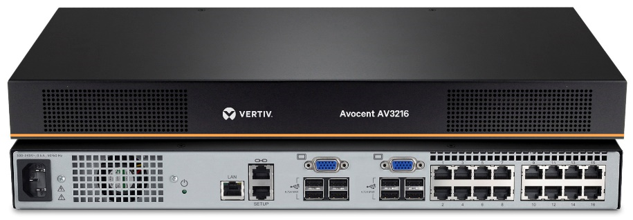 16 Port Avocent Autoview Av3216 Kvm Switch 16 Ports Rack