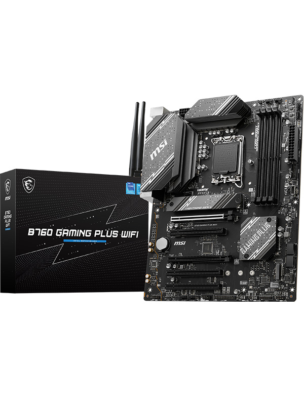 MSI B760 GAMING PLUS WIFI DDR4【訳あり/保証あり】 MSI B760 GAMING PLUS WIFI DDR4, ATX - Intel 14th/13th/12th