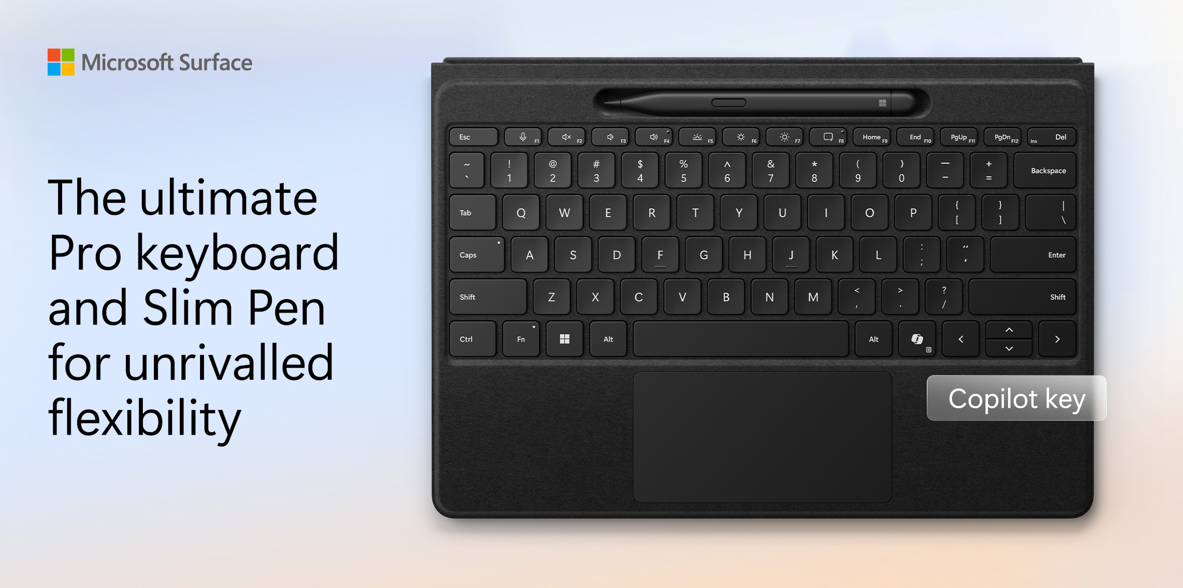 thumbnail image 2 of Microsoft Surface Pro Keyboard Mit Slim Pen - Schwarz... 2 of 10