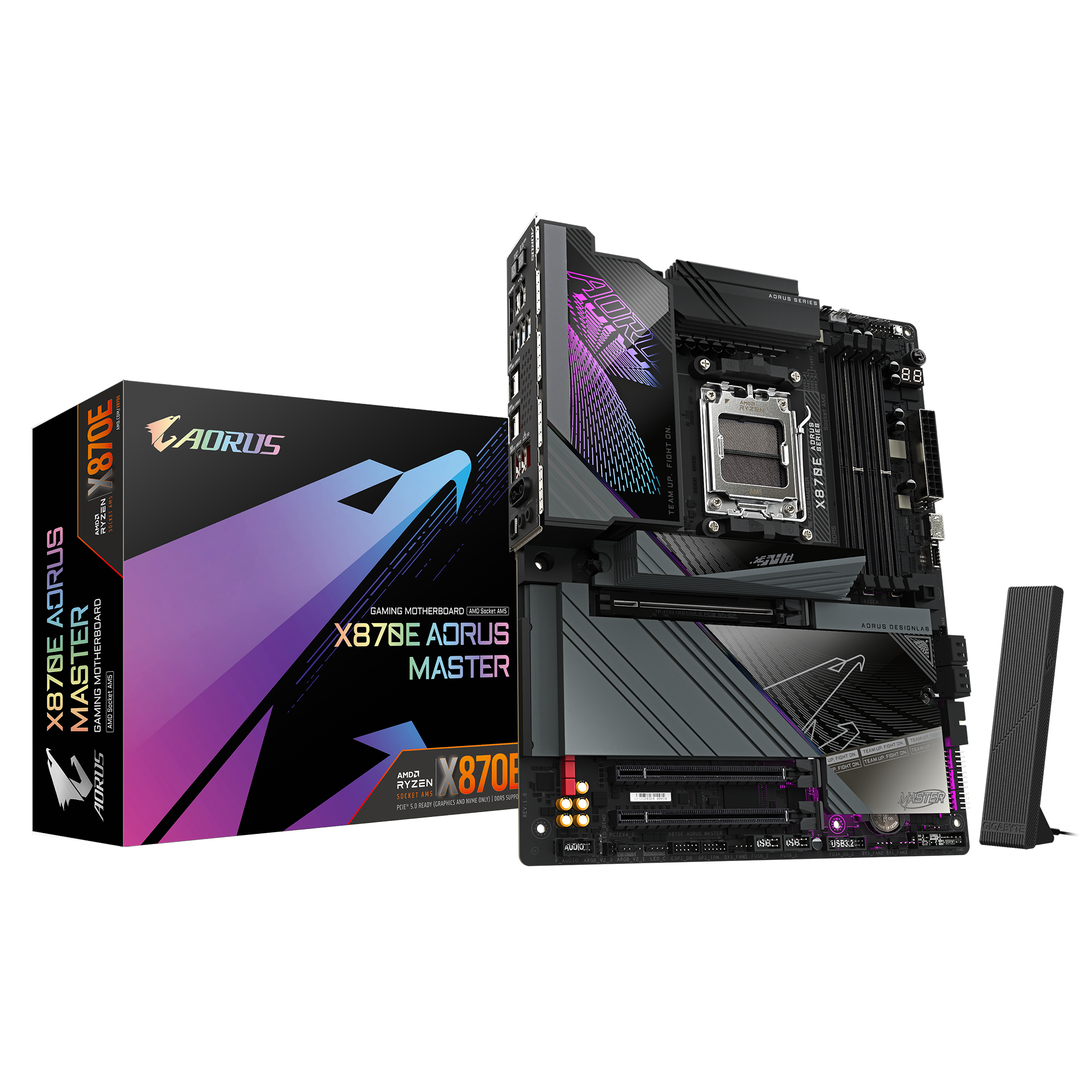 GIGABYTE X870E DDR4 ATX AM5 Board: X870E AORUS MASTER