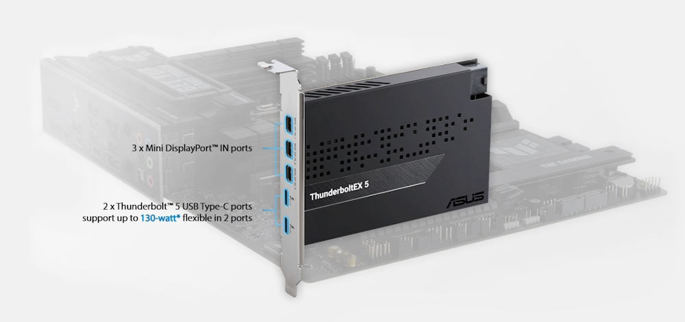 Asus ThunderboltEX 5 PCI Express THUNDERBOLTEX 5 | PC-Canada