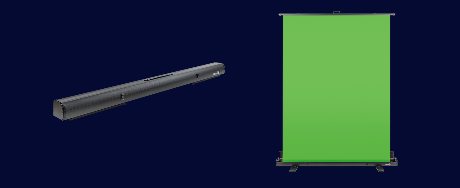 Elgato Green Screen - Collapsible Chroma Key Panel for Background