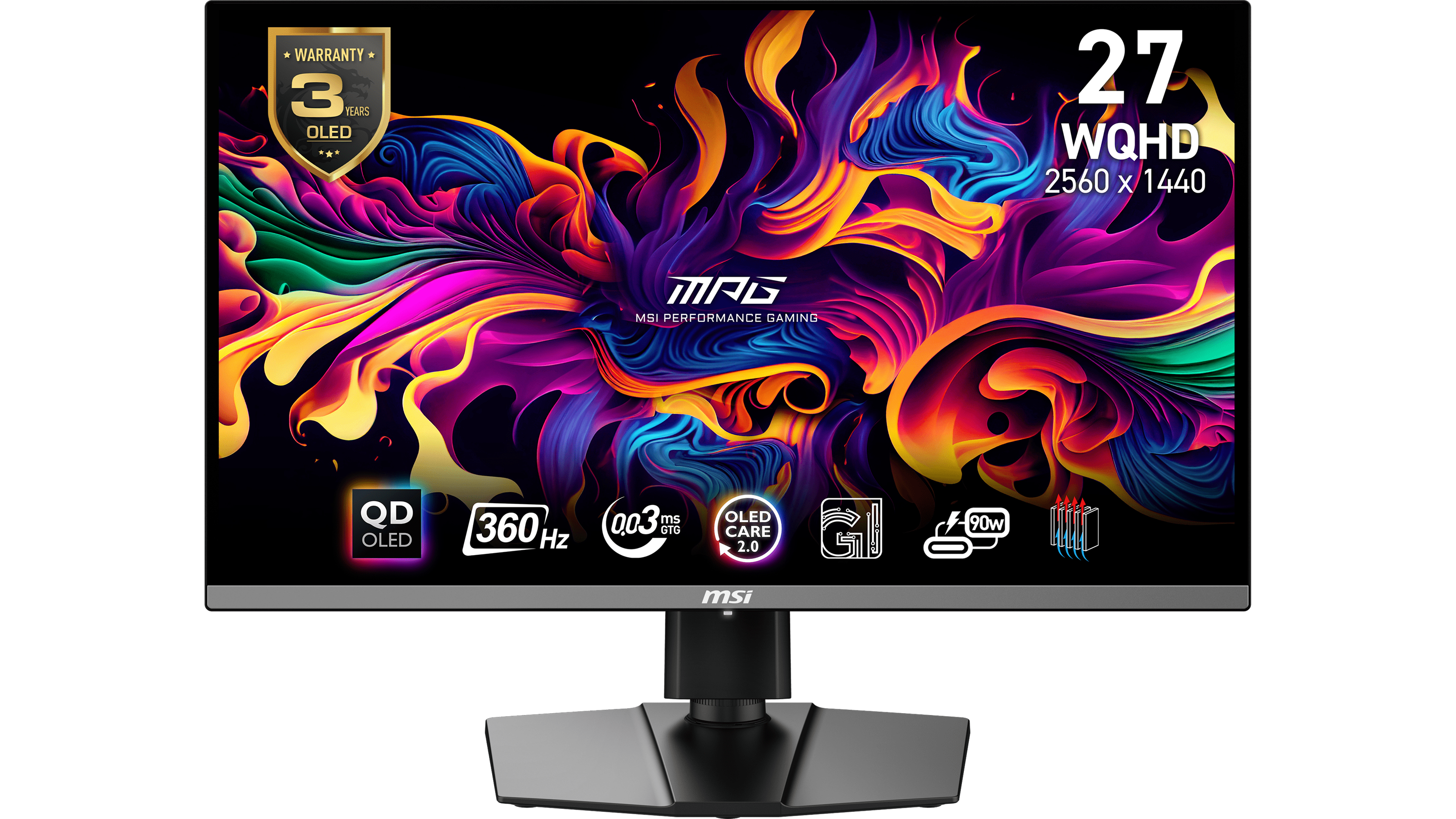 MSI MPG 271QRX QDOLED27インチ360Hzゲーミングモニター MSI MPG 271QRX 26.5