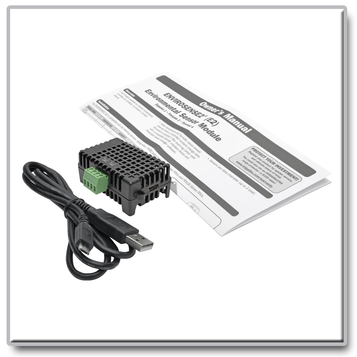 Tripp Lite EnviroSense2 Environmental Sensor Module with Temperature