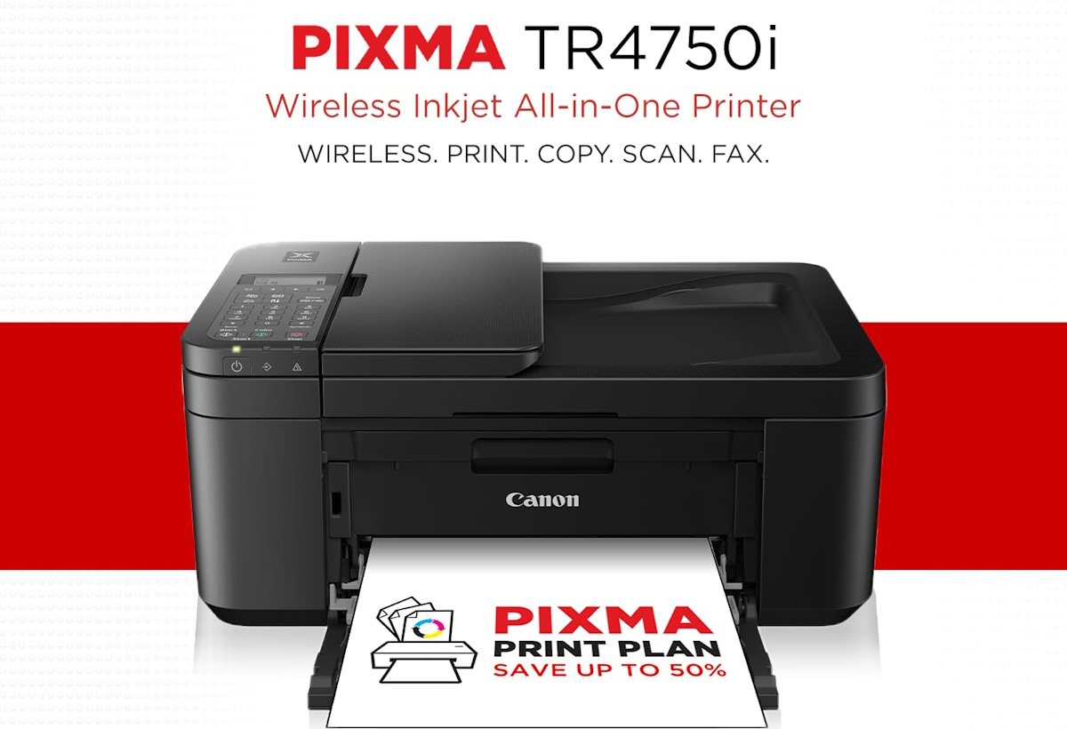 PIXMA TR4750i. Wireless Inkjet All-in-One Printer.