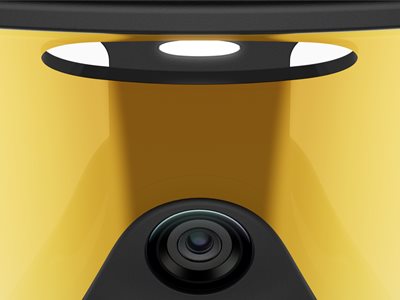 Capture glorious detail with the 12 MP camera’s ultra-wide 122° field of view.