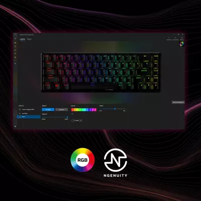 Advanced customization with HyperX NGENUITY