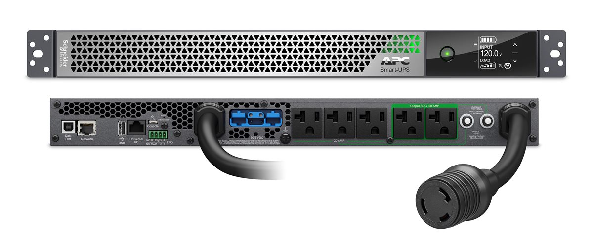 APC Smart-UPS Ultra 2200VA 120V 1U, Lithium-Ion, Network, 40% OFF