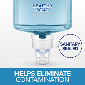 eliminate germs, prevent soap contamination