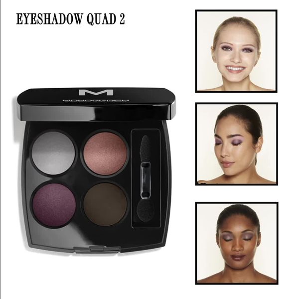 slide 1 of 12, show larger image, powder eyeshadow quads reveals