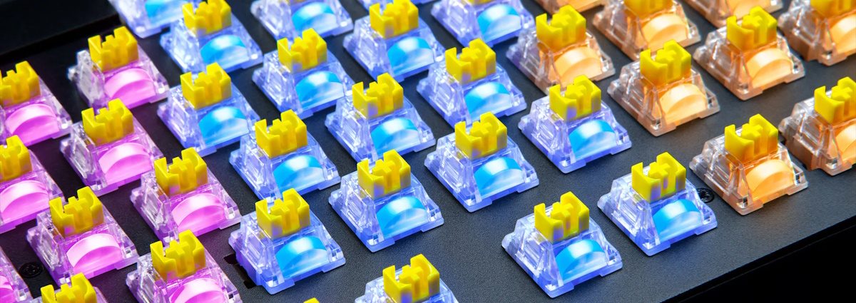 Transparent Switch Housing with LED Lens