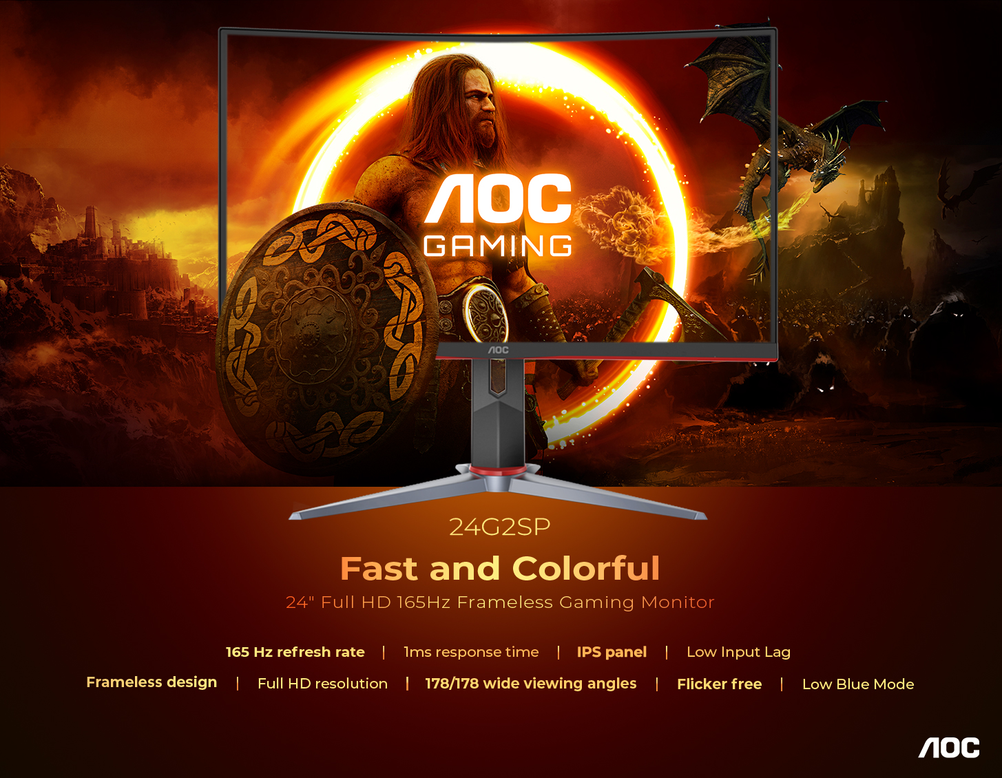 AOC GAMING 24G2SP