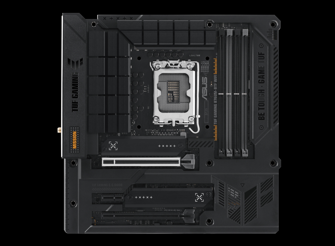 ASUS TUF GAMING B760M-BTF WIFI Intel® B760 (LGA 1700) mATX