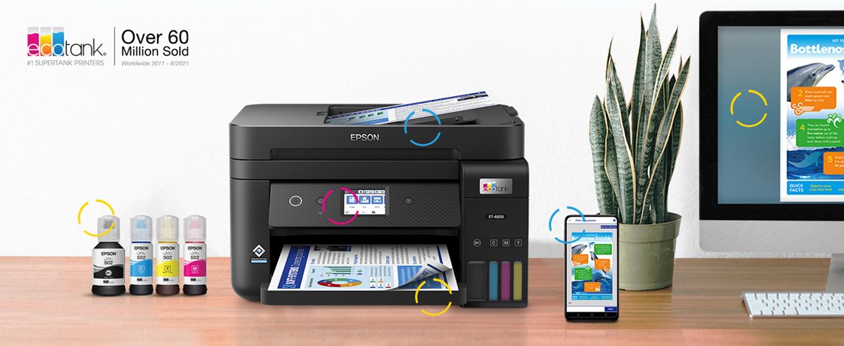 Epson EcoTank ET-4850 All-in-One Printer features