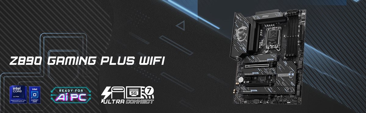 MSI Z890 GAMING PLUS WIFI - MSI Z890 GAMING PLUS WIFI motherboard 