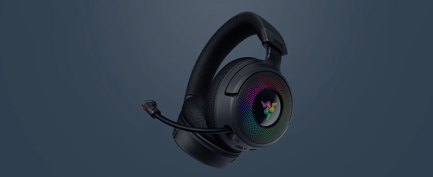 Razer Kraken V4 Wireless Over the Ear Gaming Headset for PC, Mac