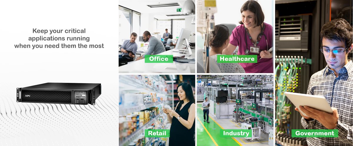 APC Smart-UPS On-Line SRT1500XLA industry usage