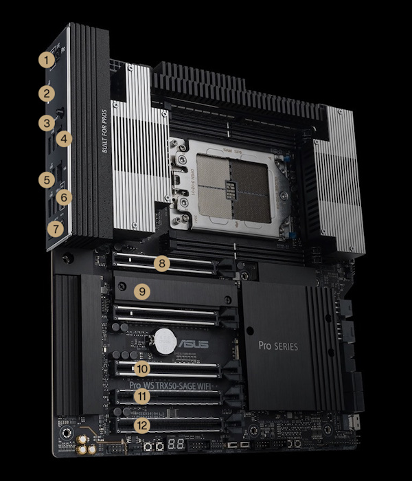 Asus PRO WS TRX50-SAGE PRO WS TRX50-SAGE WIFI | PC-Canada