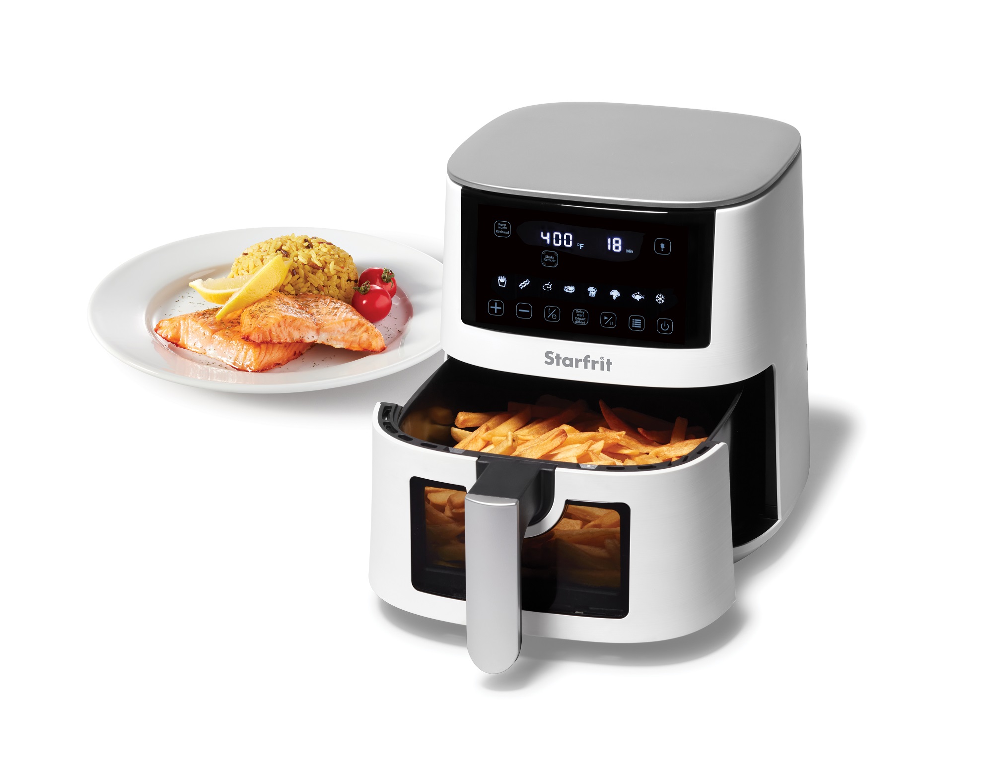 Starfrit Electric Digital Air Fryer White Size 4.2L