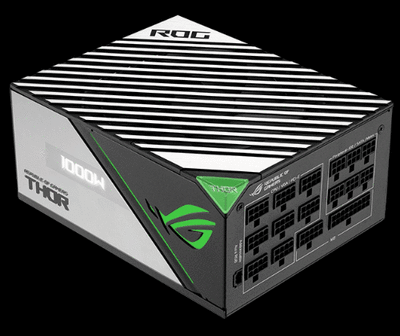 ASUS - ASUS 1000W電源 有機EL ROG-THOR-1000P2-GAMING ASUS ROG Thor ROG-THOR-1000P2-GAMING 1000 W Power Supply