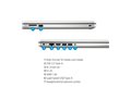 slide 5 of 7, zoom in, hp 17 laptop ports