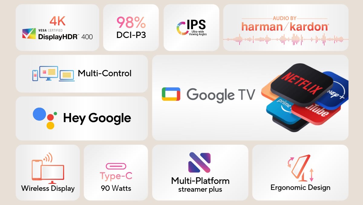 ASUS ZenScreen Smart Monitor MS32UC