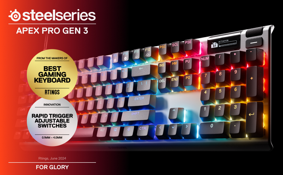 SteelSeries Apex Pro Gen 3 | Overview, Specs, Details | SHI