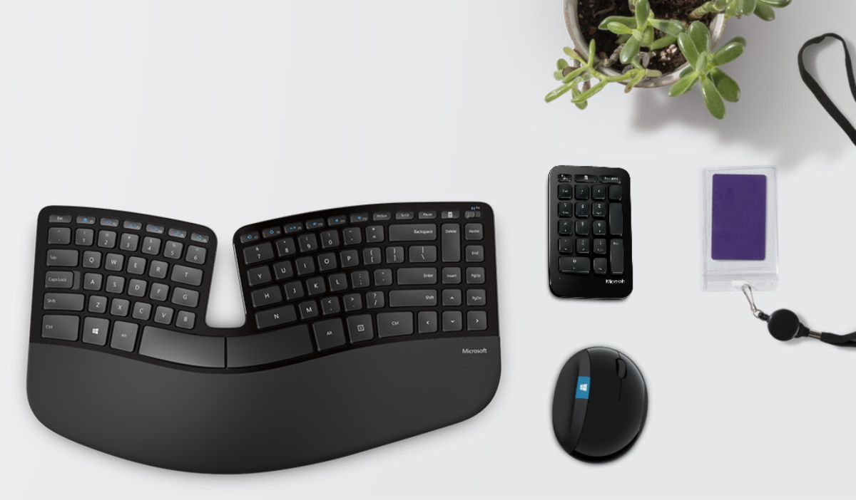 Microsoft sets. Microsoft Sculpt Ergonomic.