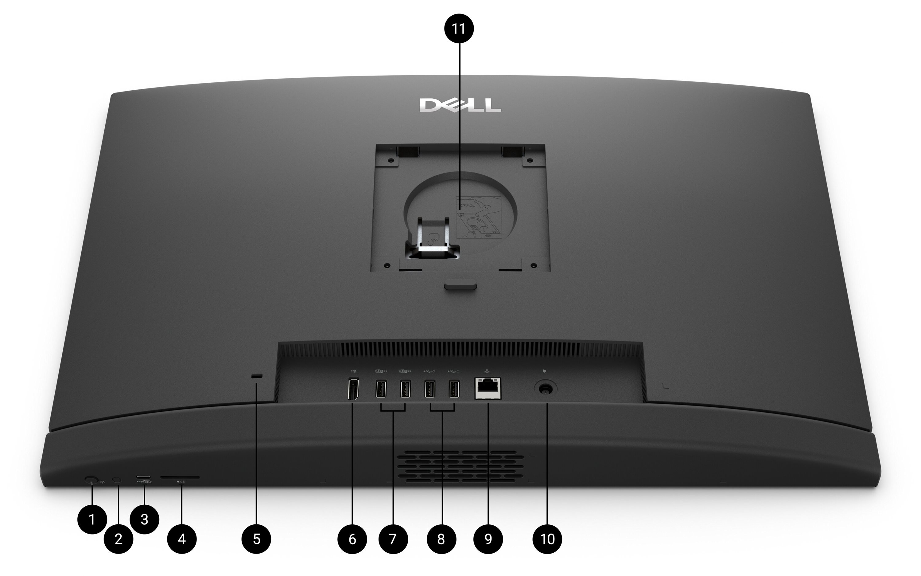 Dell Pro 24 All-in-One QC24251 - all-in-one - Core i5-14500T 1.7 GHz ...