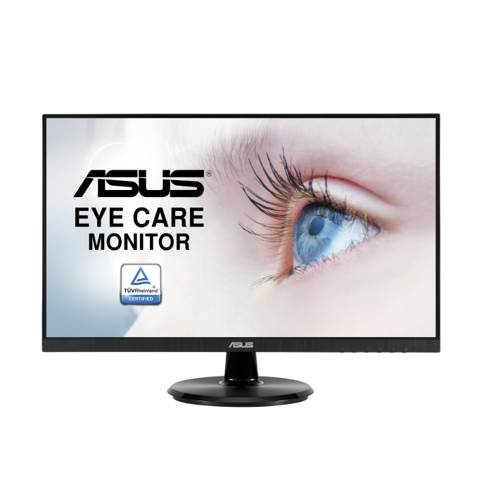 ASUS 27" 1080P Monitor (VA27DCP) - Full HD, IPS, 75Hz, USB-C 65W Power Delivery, Speakers, Adaptive-Sync/FreeSync, Eye Care, Low Light, Flicker Free, VESA Frameless, HDMI LCD / LED Monitors -