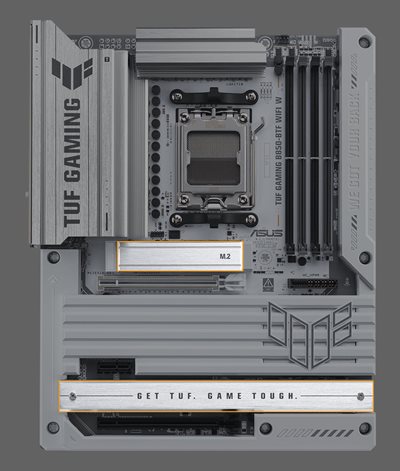 Open Box: ASUS TUF GAMING B850-BTF WIFI W AMD B850 ATX motherboard