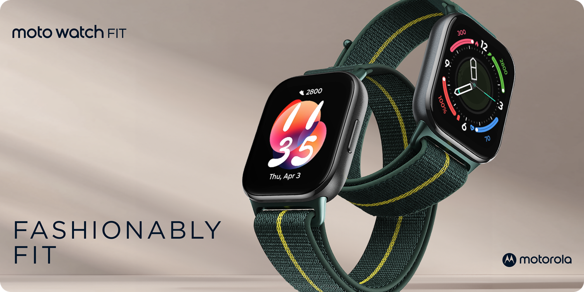 Motorola moto watch fit cm OLED mm Digital